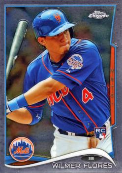 2014 Topps Chrome #67 Wilmer Flores Front