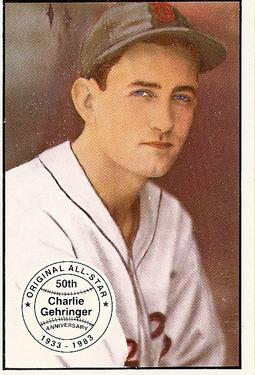 1983 Big League Collectibles Original All-Stars #7 Charlie Gehringer Front