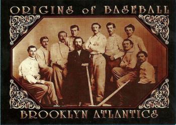 1994 American Archives Origins of Baseball #16 Brooklyn Atlantics Front