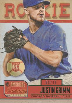 2013 Panini America's Pastime - Green #221 Justin Grimm Front