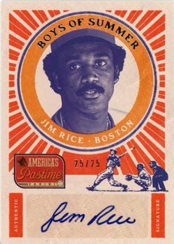 2013 Panini America's Pastime - Boys of Summer Autographs #BS-JR Jim Rice Front