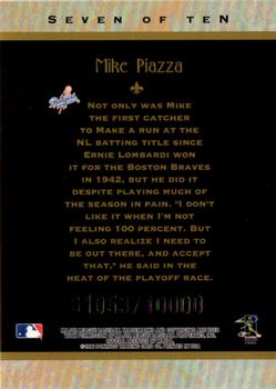 1997 Donruss - Diamond Kings #7 Mike Piazza Back