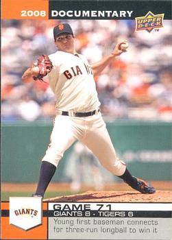2008 Upper Deck Documentary #2331 Barry Zito Front