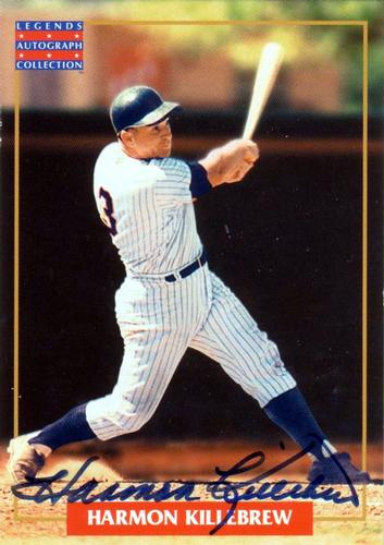 1996 Legends Autograph Collection #NNO Harmon Killebrew Front