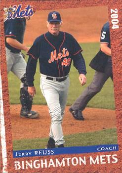 2004 Grandstand Binghamton Mets #25 Jerry Reuss Front