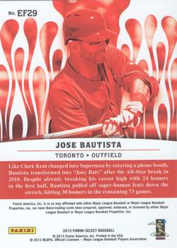 2013 Panini Select - En Fuego #EF29 Jose Bautista Back