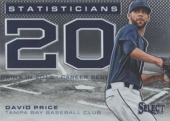 2013 Panini Select - Statisticians #ST9 David Price Front