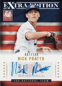 2013 Panini Elite Extra Edition - USA Baseball 15U Signatures #12 Nick Pratto Front