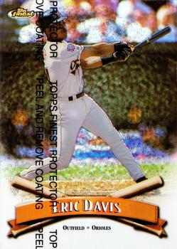 1998 Finest - Refractors #93 Eric Davis Front
