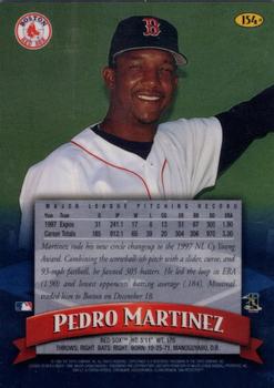 1998 Finest - Refractors #154 Pedro Martinez Back