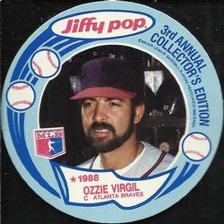 1988 Jiffy Pop Discs #17 Ozzie Virgil Front