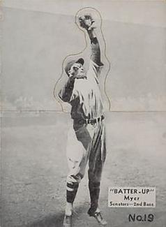 1934-36 Batter-Up (R318) #19 Buddy Myer Front