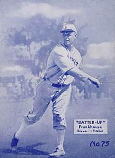 1934-36 Batter-Up (R318) #75 Fred Frankhouse Front