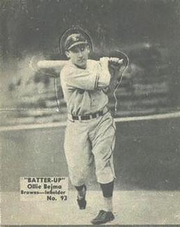1934-36 Batter-Up (R318) #93 Ollie Bejma Front