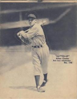 1934-36 Batter-Up (R318) #148 Allan Cooke Front