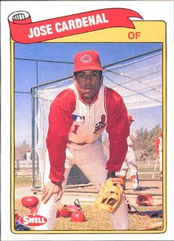 1989 Swell Baseball Greats #61 Jose Cardenal Front