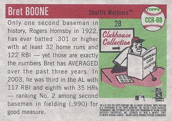 2004 Topps Heritage - Clubhouse Collection Relics #CCR-BB Bret Boone Back