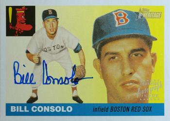 2004 Topps Heritage - Real One Autographs #RO-BC Bill Consolo Front
