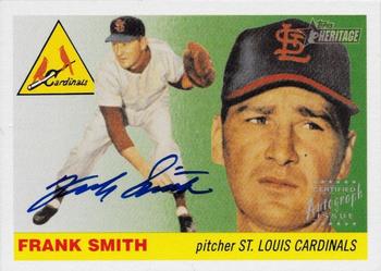 2004 Topps Heritage - Real One Autographs #RO-FS Frank Smith Front