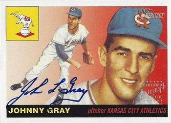 2004 Topps Heritage - Real One Autographs #RO-JG Johnny Gray Front