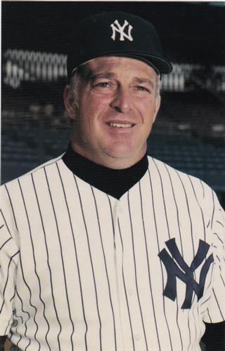 1986 TCMA New York Yankees Postcards #8 Stump Merrill Front