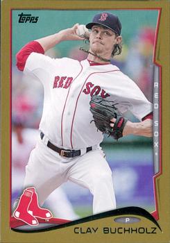 2014 Topps - Gold #53 Clay Buchholz Front