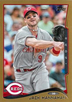 2014 Topps - Gold #80 Jack Hannahan Front