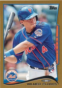 2014 Topps - Gold #86 Wilmer Flores Front