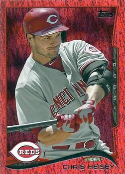 2014 Topps - Red Foil #23 Chris Heisey Front