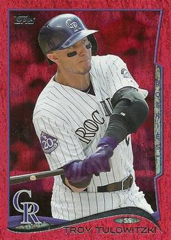 2014 Topps - Red Foil #25 Troy Tulowitzki Front