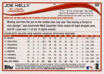 2014 Topps - Red Foil #62 Joe Kelly Back