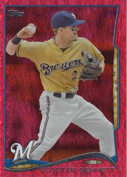 2014 Topps - Red Foil #130 Scooter Gennett Front