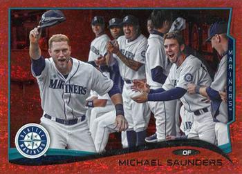 2014 Topps - Red Foil #224 Michael Saunders Front