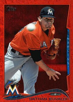 2014 Topps - Red Foil #570 Nathan Eovaldi Front