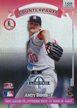 1997 Donruss Limited - Limited Exposure #109 Shane Reynolds / Andy Benes Back