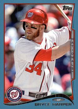 2014 Topps - Blue #100 Bryce Harper Front