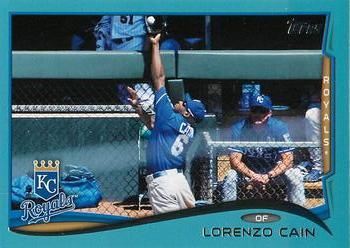 2014 Topps - Blue #357 Lorenzo Cain Front