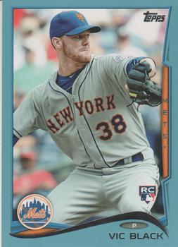 2014 Topps - Blue #557 Vic Black Front