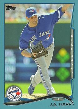 2014 Topps - Blue #462 J.A. Happ Front