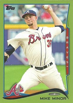 2014 Topps - Green #316 Mike Minor Front