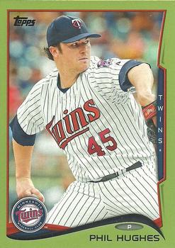 2014 Topps - Green #541 Phil Hughes Front