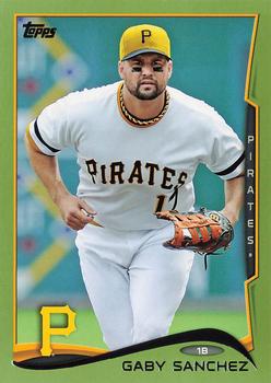 2014 Topps - Green #634 Gaby Sanchez Front