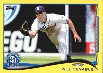 2014 Topps - Yellow #64 Will Venable Front