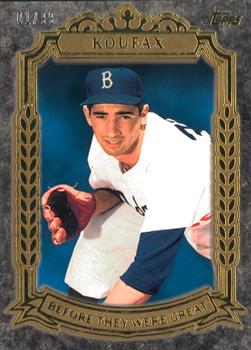 2014 Topps - Before They Were Great Gold #BG-11 Sandy Koufax Front