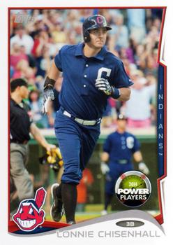 2014 Topps - Power Players #PP-16 Lonnie Chisenhall Front