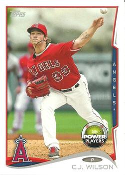 2014 Topps - Power Players #PP-49 C.J. Wilson Front