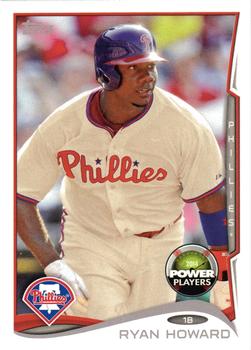 2014 Topps - Power Players #PP-54 Ryan Howard Front