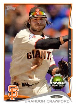 2014 Topps - Power Players #PP-90 Brandon Crawford Front