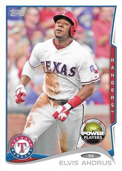 2014 Topps - Power Players #PP-92 Elvis Andrus Front
