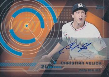 2014 Topps - Trajectory Autographs #TA-CY Christian Yelich Front